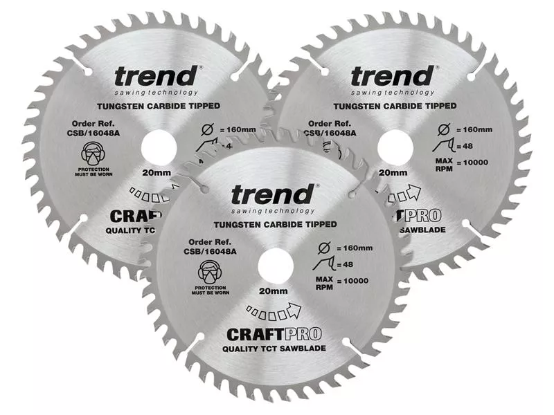 TREND 210MM 48T X 30MM BORE TABLE MITRE SAW BLADE CSB/CC21048 